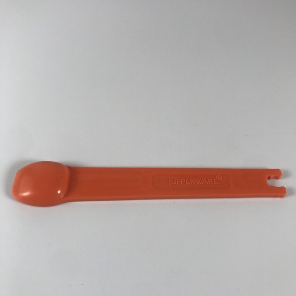Tupperware Measuring Spoon Replacement 1/4 Tsp Orange #1267-1 Vintage - Picture 5 of 6